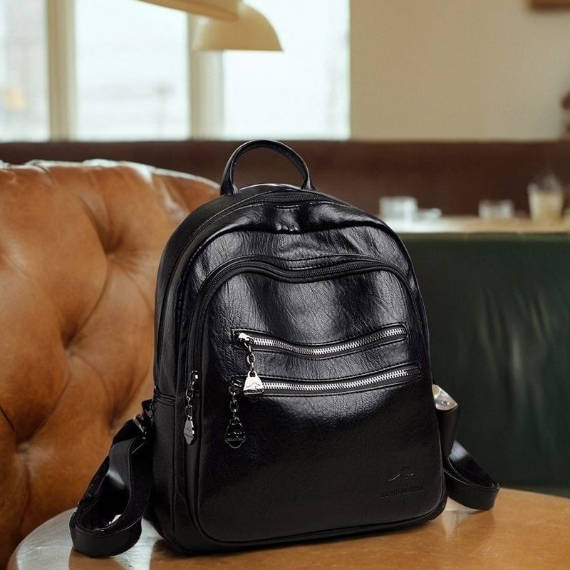 Genuine Genuine Leather Backpack Women 2026 New Style Anti-theft ...