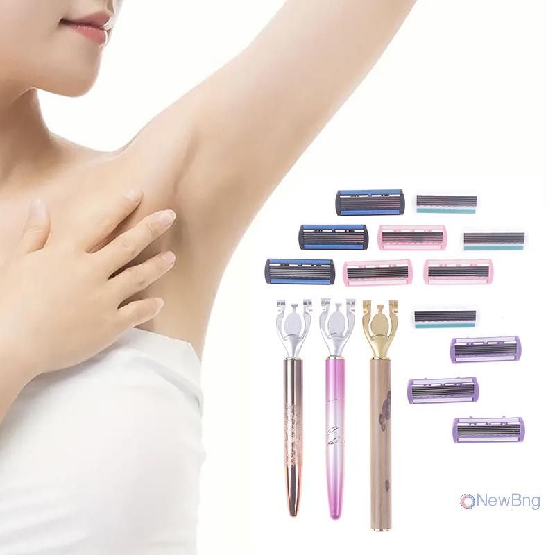 ONew 6 Layer Safety Razor Men And Women Body Hair Bikini Safety Razor ...