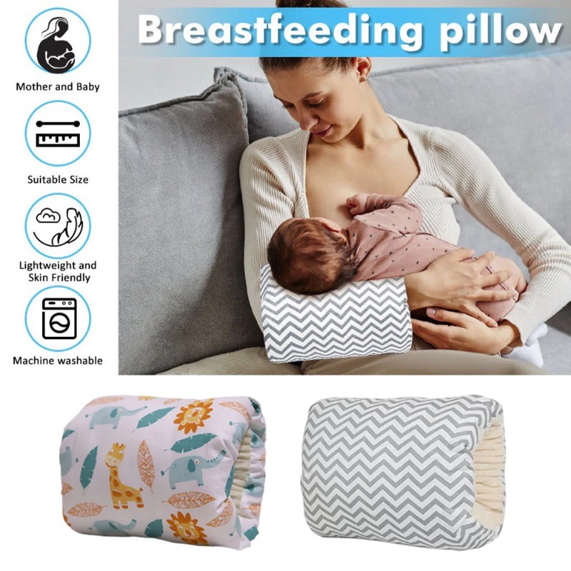 Baby Nursing Breastfeeding Arm Pillow Pure Thickened Cotton Soothing  Cushion for Moms Infants