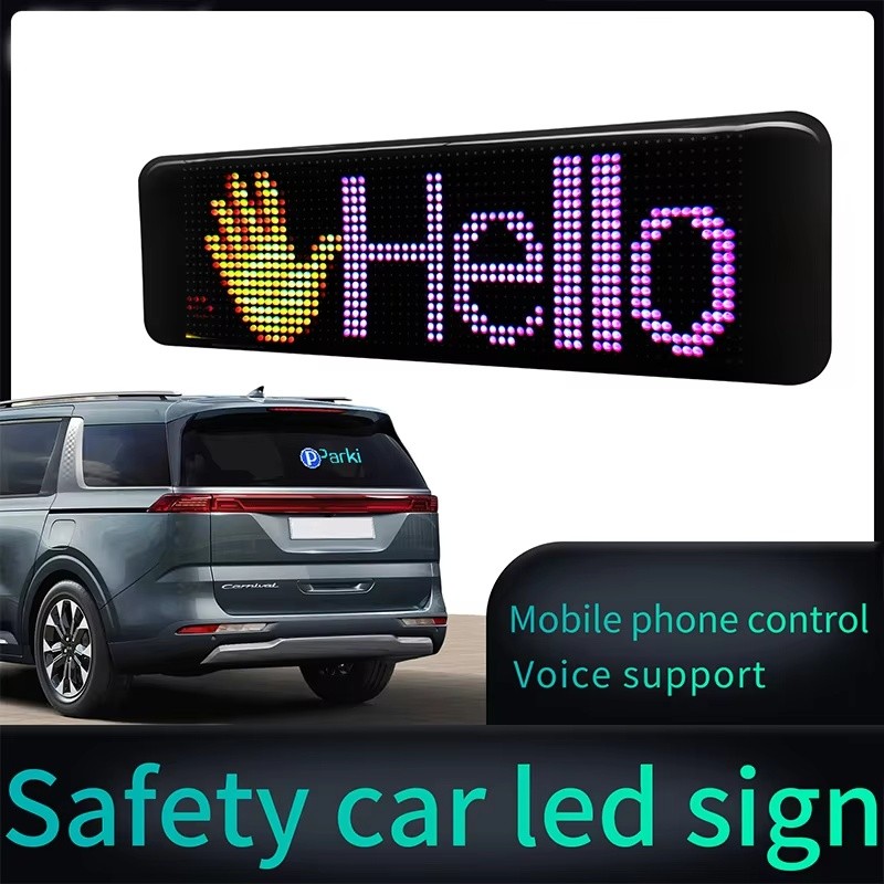 Waterproof Programmable Pixel LED Sign Board Flexible Full Color LED ...