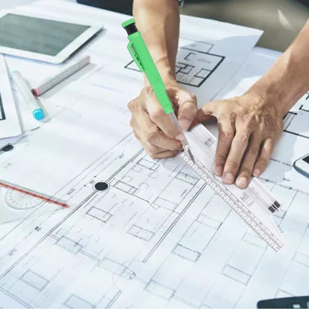 Xguli Measuring Rolling Ruler Parallel Clear Scale Stable Sliding ...