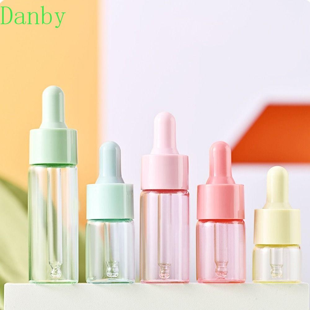 DANBY 7 Pcs Mini Dropper Bottle Set, Refillable Empty Glass Essential ...