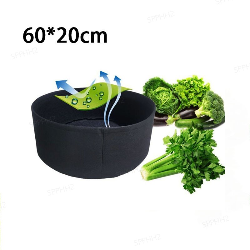 Container Grow Bags 60*20cm Nursery Pot Growing Fabric Garden Raised ...
