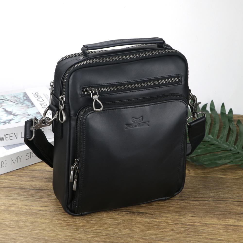 Royal Bagger Genuine Leather Men's Backpack Fashion Business Casual ...