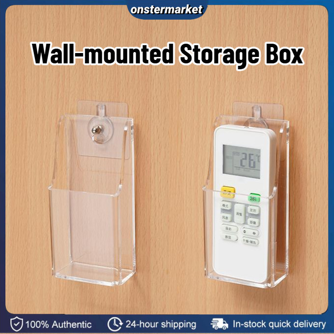 Universal Remote Controller Holder Wall Mounted Remote Control Storage ...