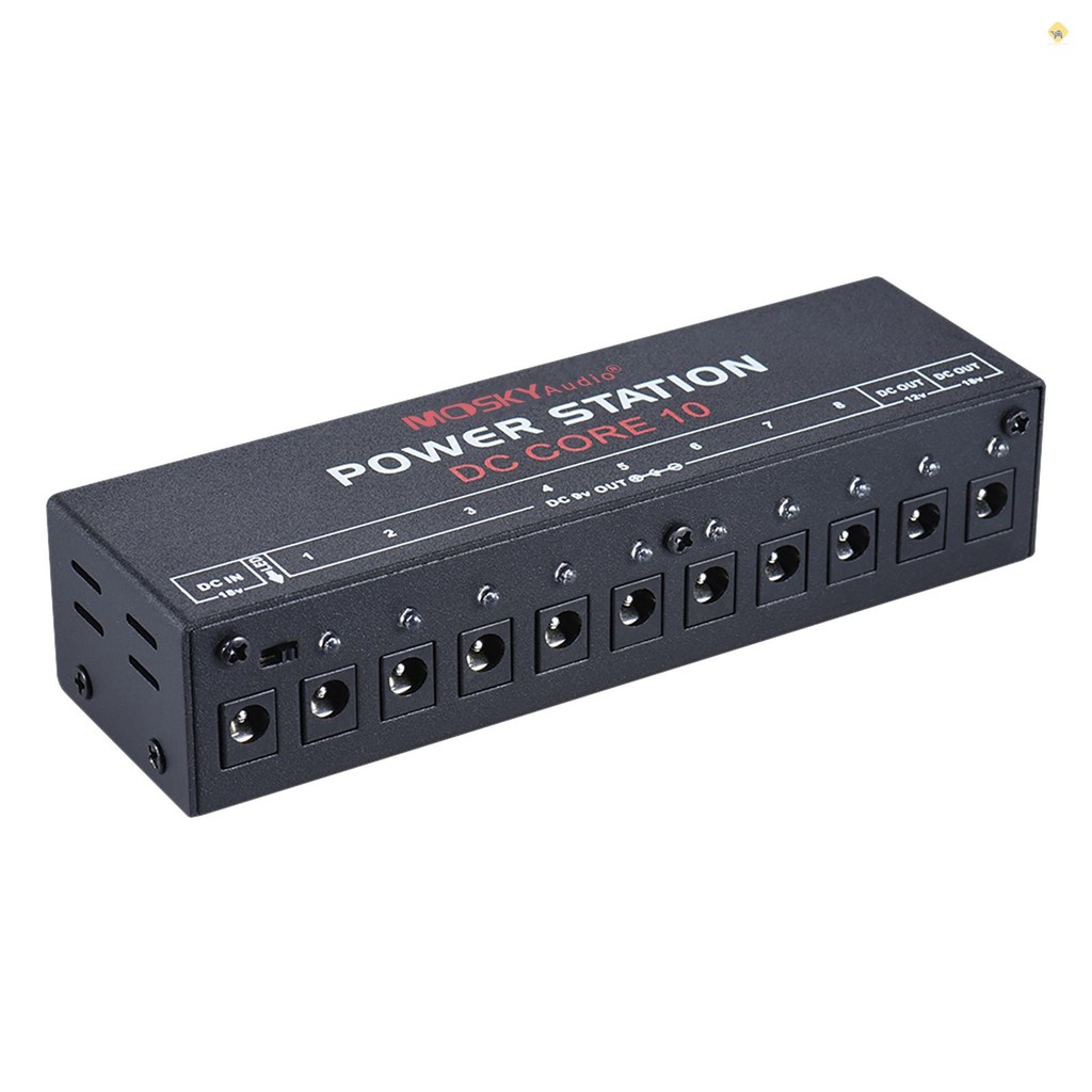 MOSKYAudio ISO-10 Portable Guitar Effect Power Supply Station