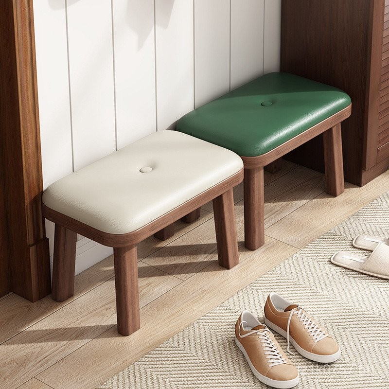 Solid Wood Stool Sofa Stool Shoe Changing Stool Small Stool Children's ...