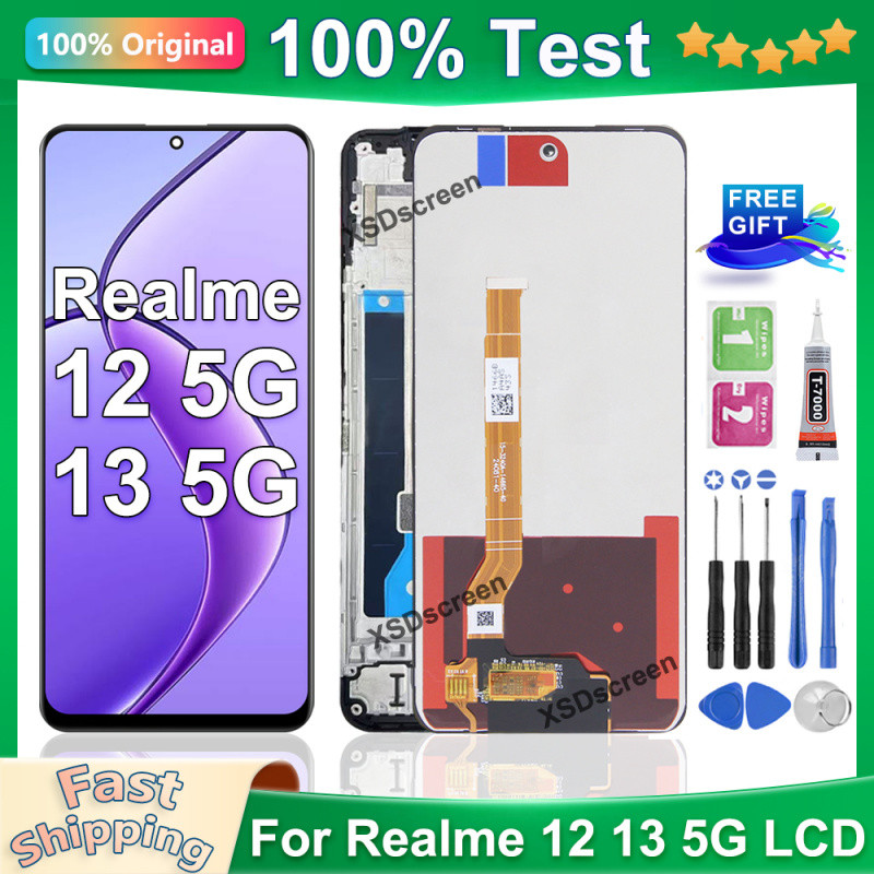 For Realme 12 5G / 13 5G LCD Display RMX3999 Touch Screen Digitizer ...