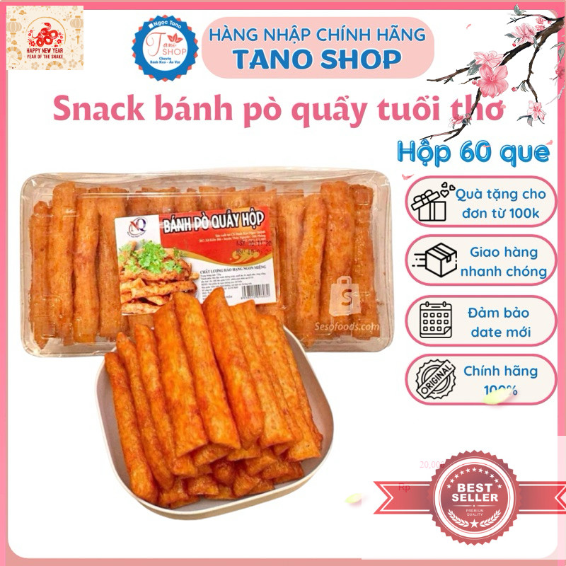 [Box Of 60 sticks] Delicious childhood po quai cake Snack | Delicious ...