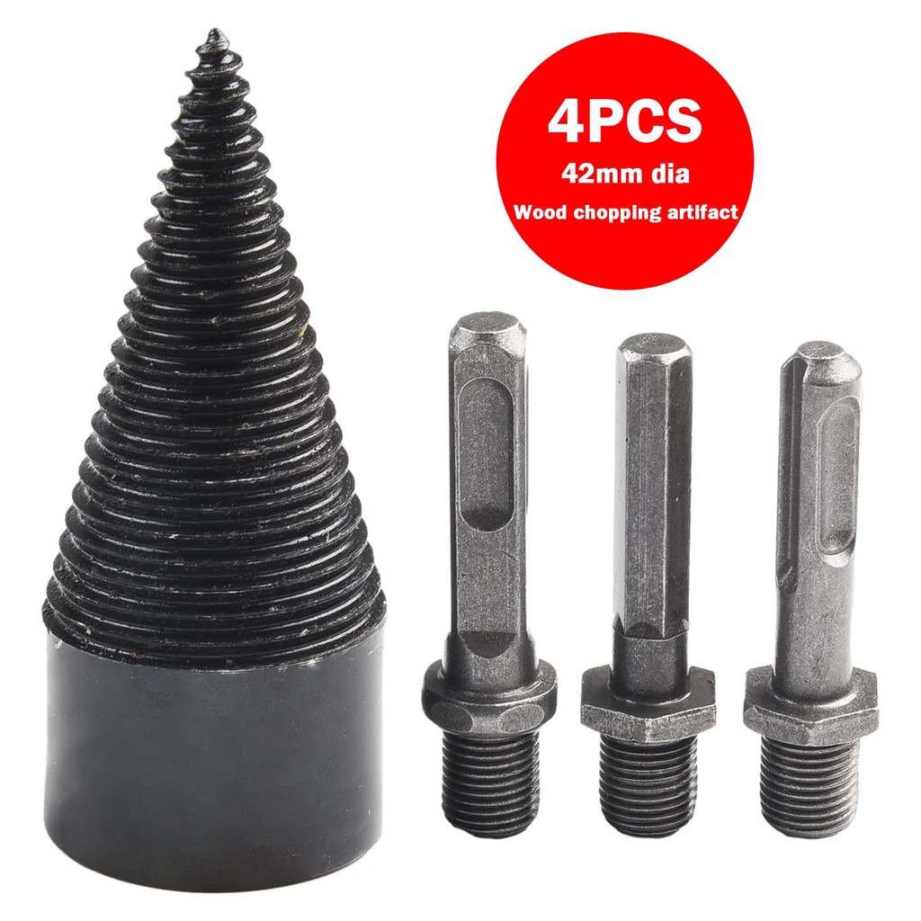 LYLI ️High Speed Firewood Drill Bit Wood Splitter Cone Splitter Screw ...