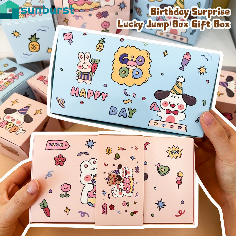 Birthday Surprise Lucky Pop Up Gift Box - DIY Present Packaging Boxes ...