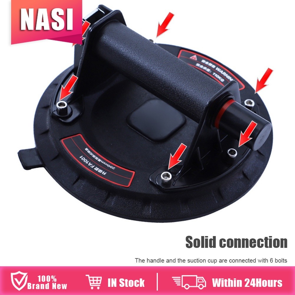 Heavy Duty 8 Inch Granite Glass tile Suction Cup Vacuum 220kg Bearing ...