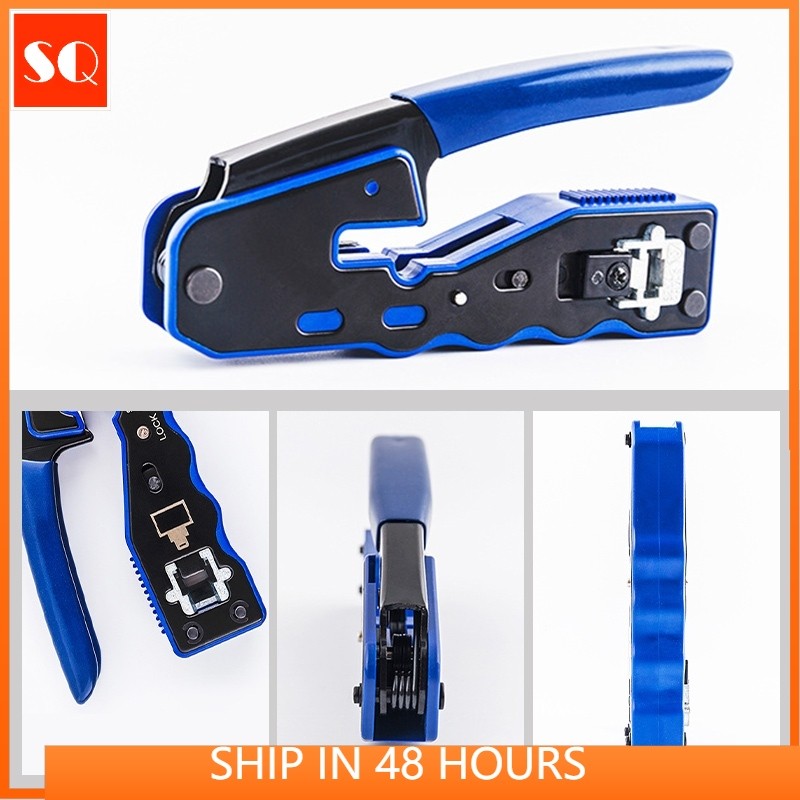 ALLAN RJ45 Crimp Tool PassThrough Cat7 Cat6A Cat6 Cat5e Cat5 RJ45 ...