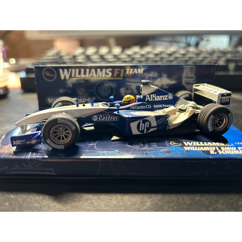 [Ready Stock] Mini Cut 1/43 F1 Williams BMW Fleet FW25 Ralph Schumacher ...