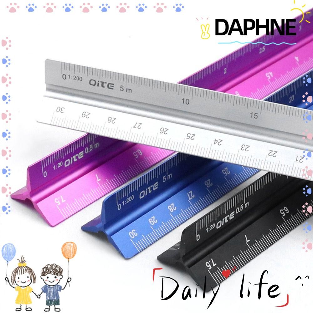 DAPHNE Triangular Scale, 10/15/30cm Metal/Plastic Proportional Scale ...