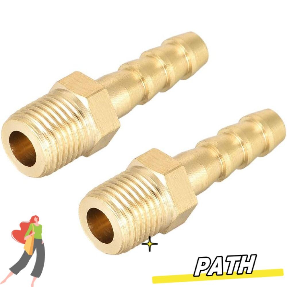 PATH 2PCS Fitting Connector, Brass Hose ID 6mm 10mm Barbed Hose ...