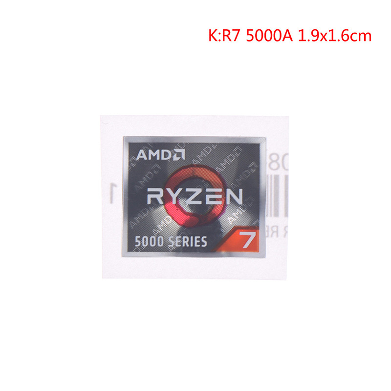 Meuctiffy AMD Processor Series Sticker ATHLON Ryzen R 3 5 7 Logo PRO7 ...