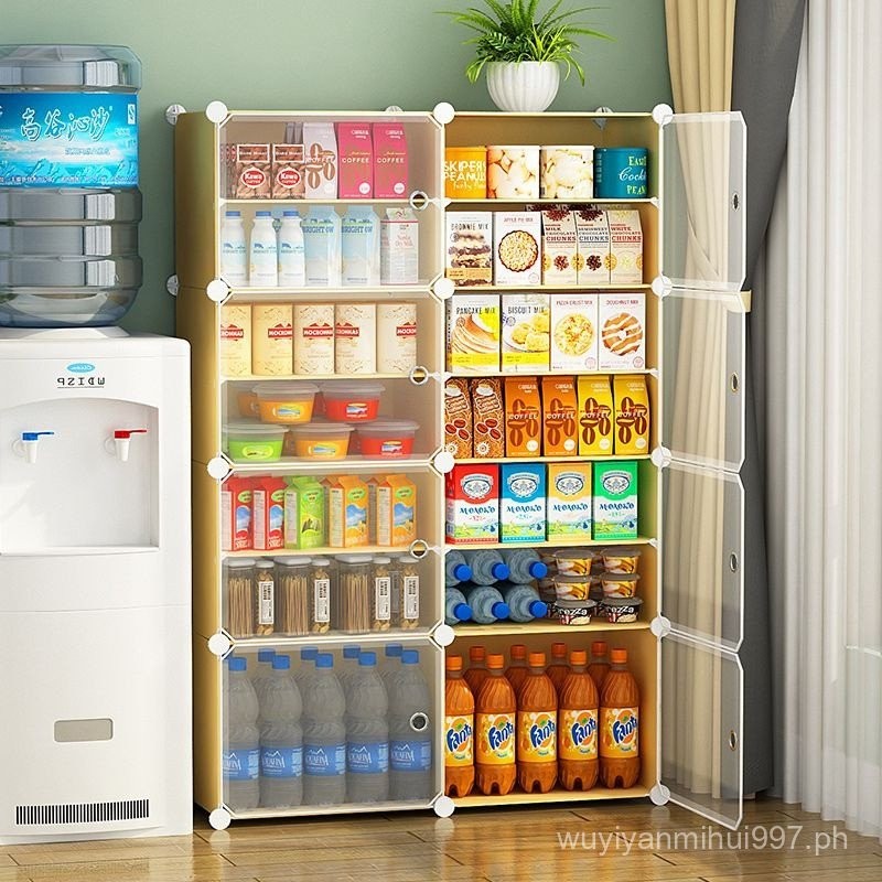 Beverage Storage Cabinet, Snacks, Potato Chips, Candy Storage Rack ...