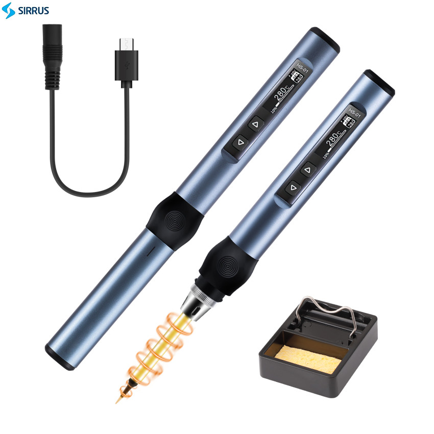 65W USB C Soldering Iron, Soldering Iron Set Aluminum, Temperature ...