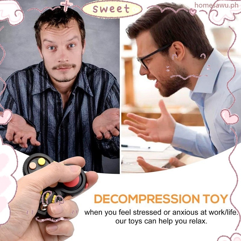 Rotating Magic Bean Fidget Spinner Cube Adult Antistress Fidget Toy ...