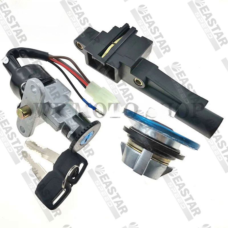 3KJ JOG 50 Lock Ignition Key Switch Set Seat Lock Key kit Chinese QJ ...