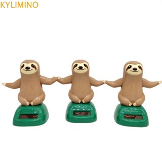 KYLIMINO Solar Powered Sloth Car Decor Home Decor Shaking Head Dolls ...