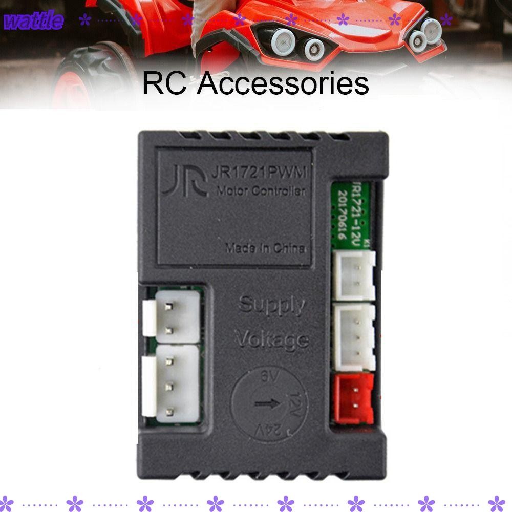 WATTLE Receiver, Children's Electric Car JR1721PWM Controller, DIY 12V Stroller Accessories Smooth Start Receiver Controller Rc Accessories I.64389999