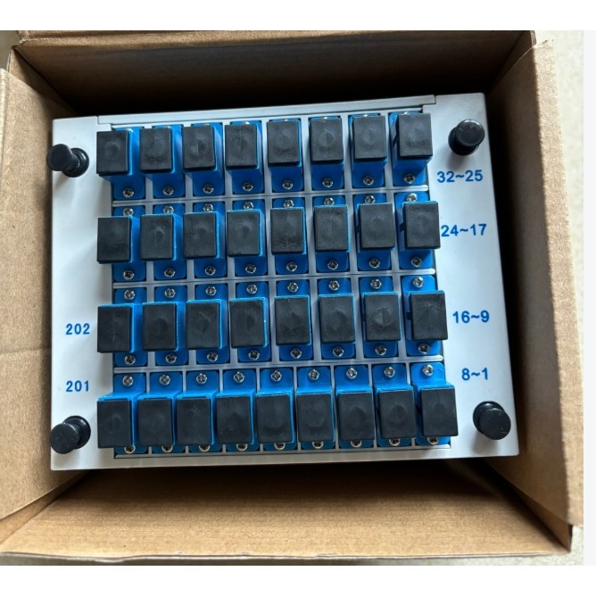 Fiberhome Fiber Optic - PLC Splitter Box 1x32 Blue+Green | Shopee ...