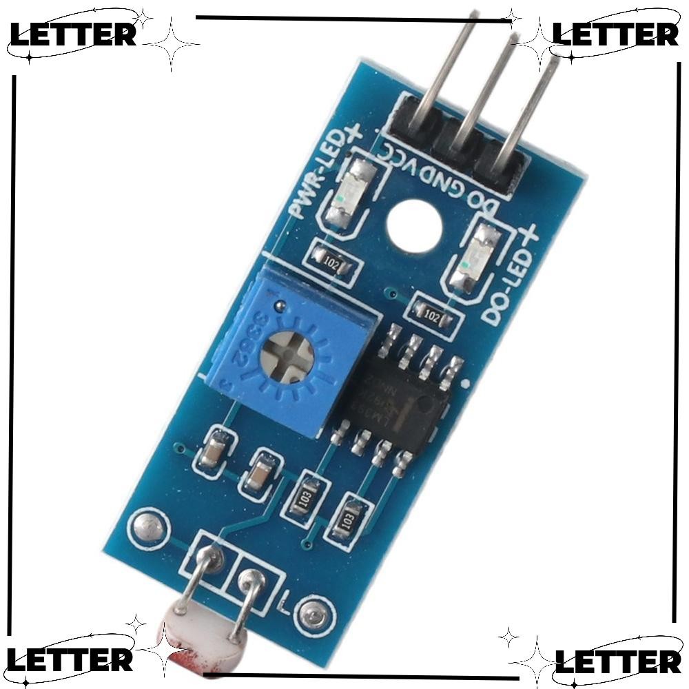 LET 10pcs LDR Photosensitive Sensor Module, 5MM Resistor Sensor Module ...