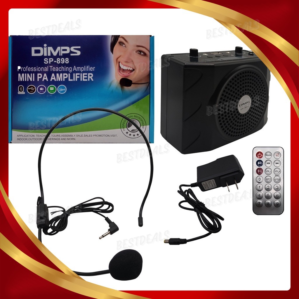 Dimps SP-898 Professional Teaching Amplifier | Shopee Philippines