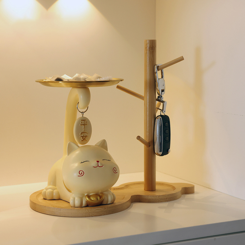 [Ready Stock] Bingo! Lucky Cat Key Tray Home Decor Room Accessories Key ...