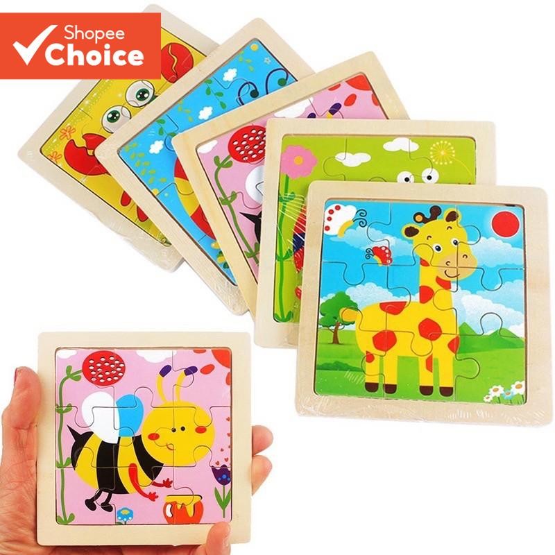 Mini Size Kids Wooden Jigzo Jigsaw Puzzle Early Education Toys Baby ...