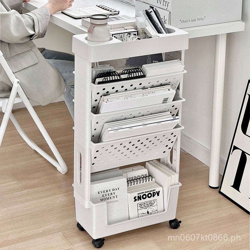 Desk Side Book Storage Reading Bookshelf Student Desk Side Reading Book ...