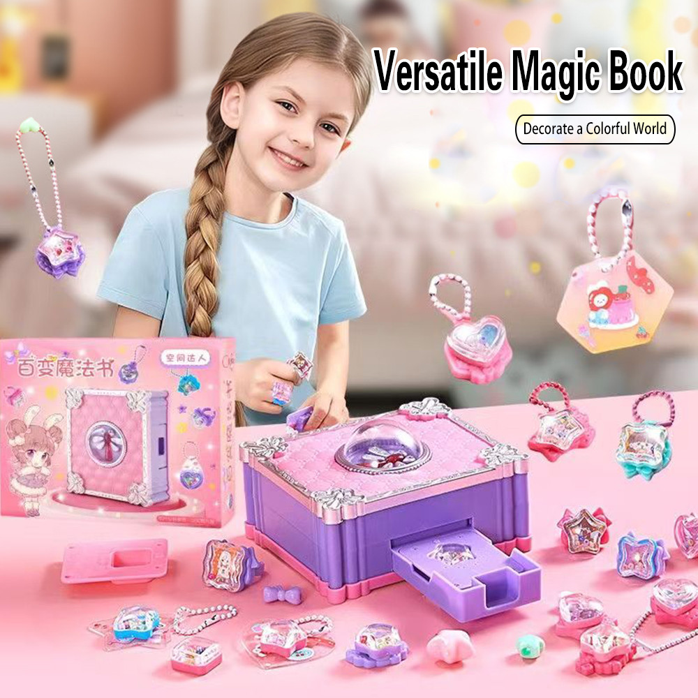 Birthday Girl Diy Keychain Gift Magic Making Box Book Diy Ring Magic ...