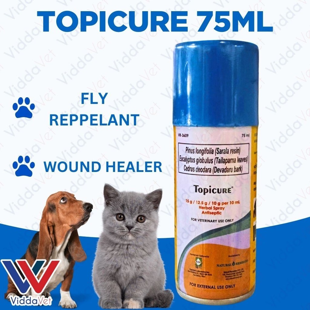 Topicure Promotes Rapid Healing of Animal Wounds & Skin Irritations for ...