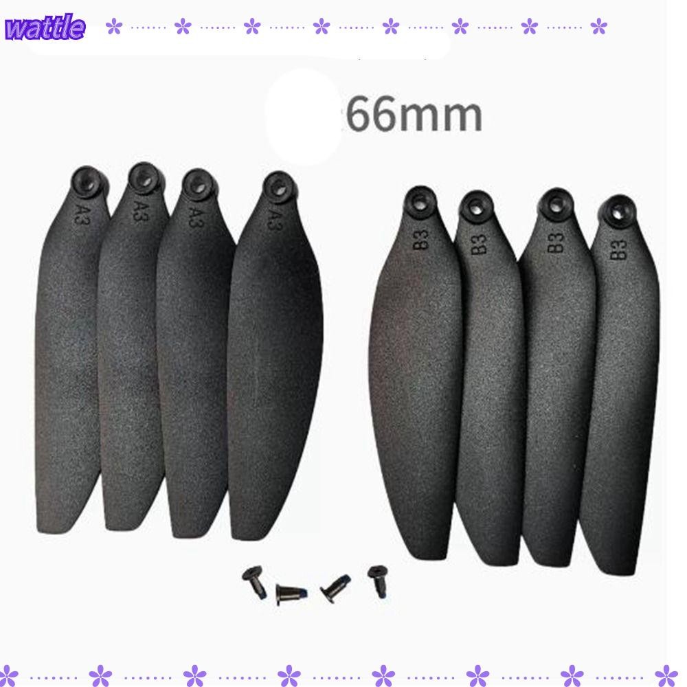 WATTLE Remote Control Drone Parts, Black 58mm/66mm Folding Propeller ...