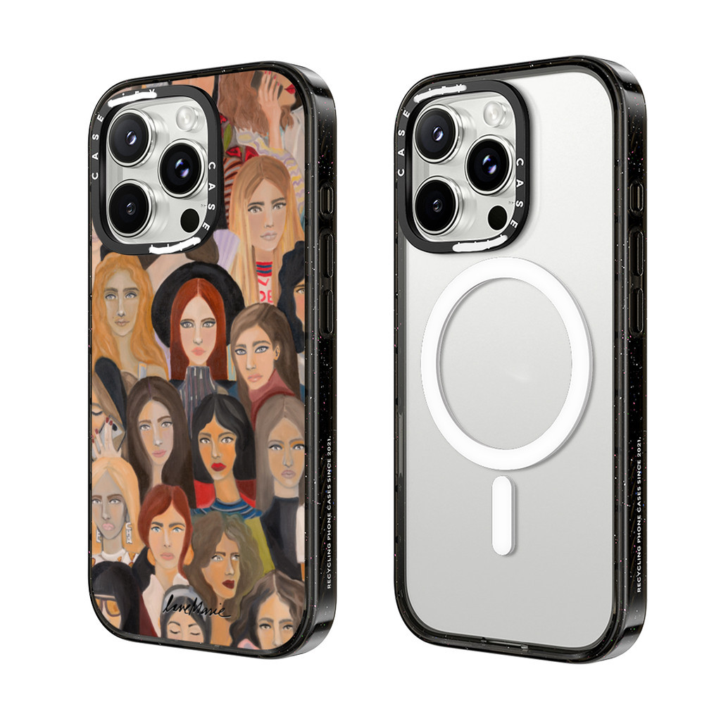 CASECASE X Heart Evangelista Fashion Week Phone Case Black Edge