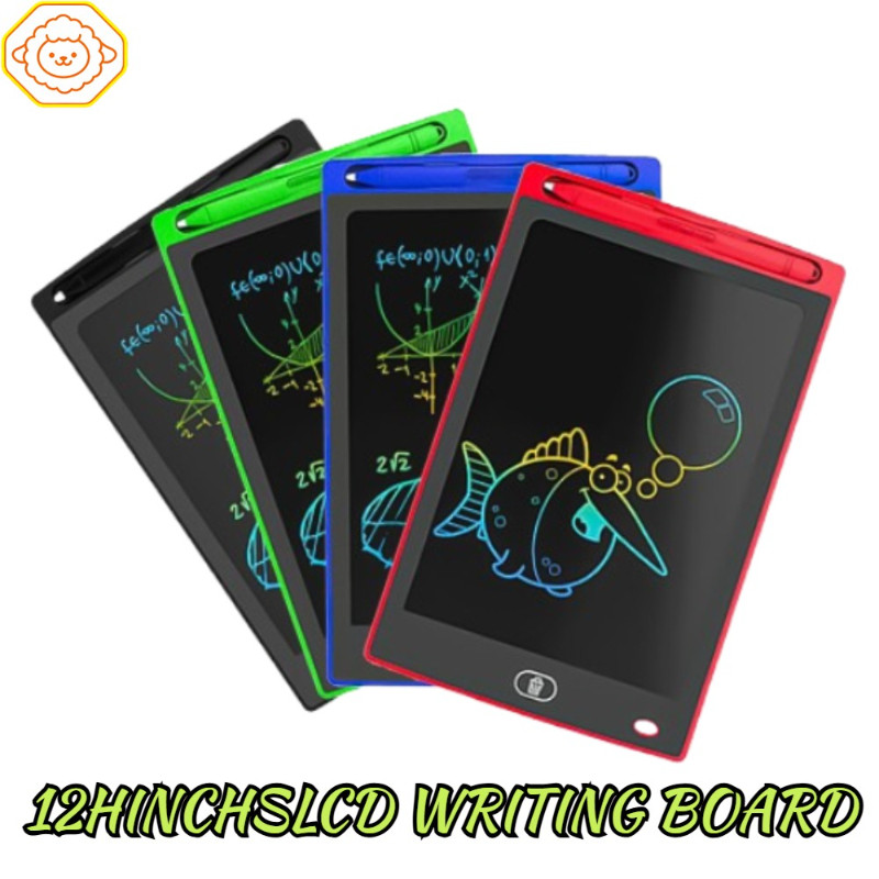 12Inch LCD Writing with Pen Board Portable Digital Drawing Pad Writing ...