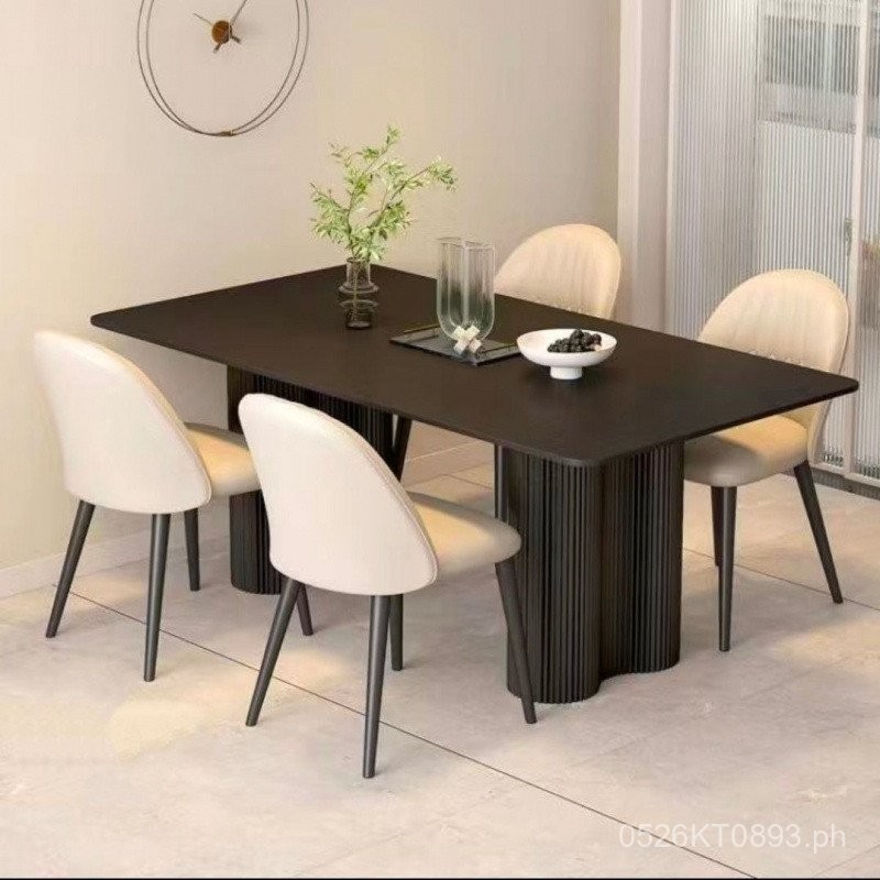 Modern Minimalist Dining Table and Chairs Set for Small Spaces, New ...