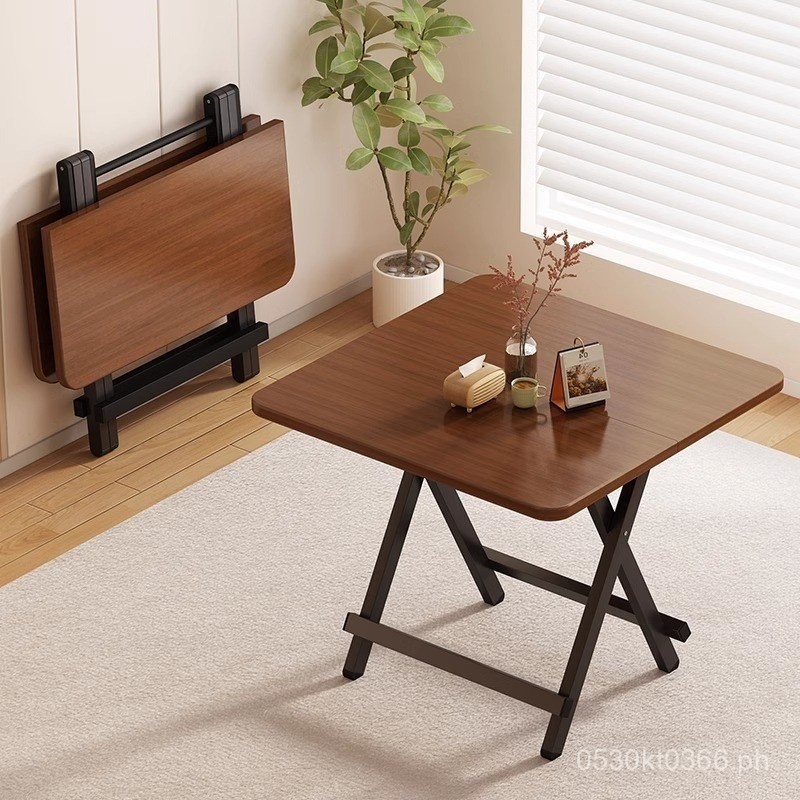 Portable Small Square Table for Small Apartments, Foldable Dining Table ...