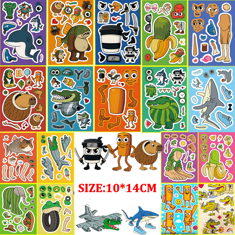 New Tung Tung Sahur Italian Brainrot Classic Replacement Stickers ...