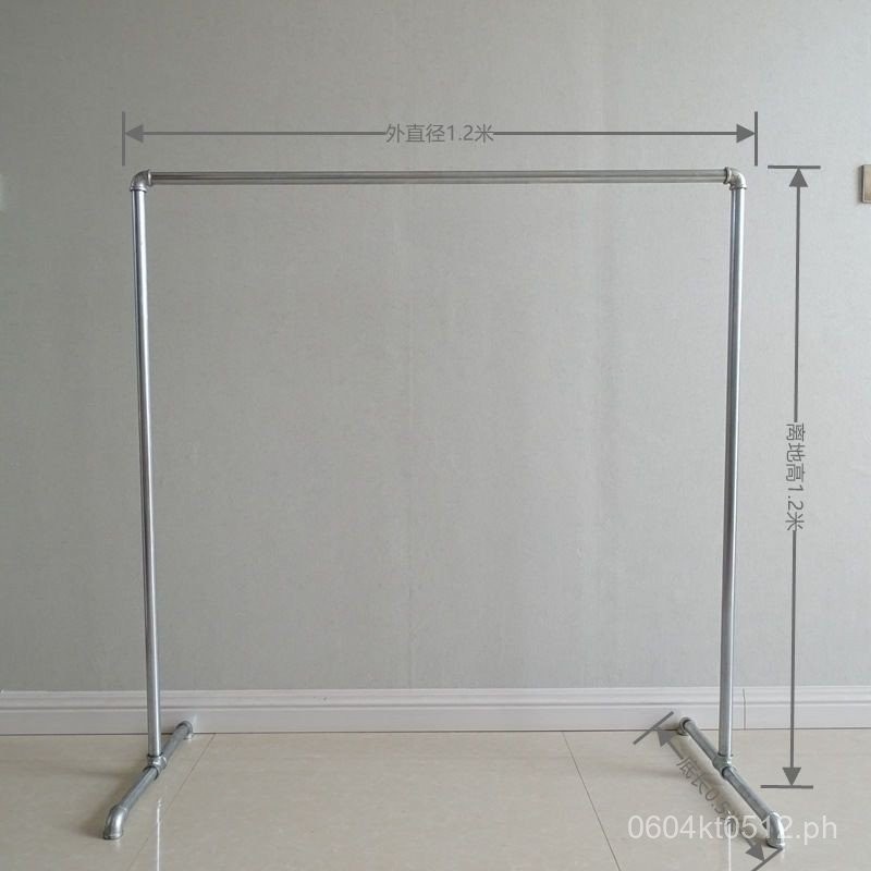 Single Rod Drying Rack for Street Stalls and Night Markets, Galvanized ...