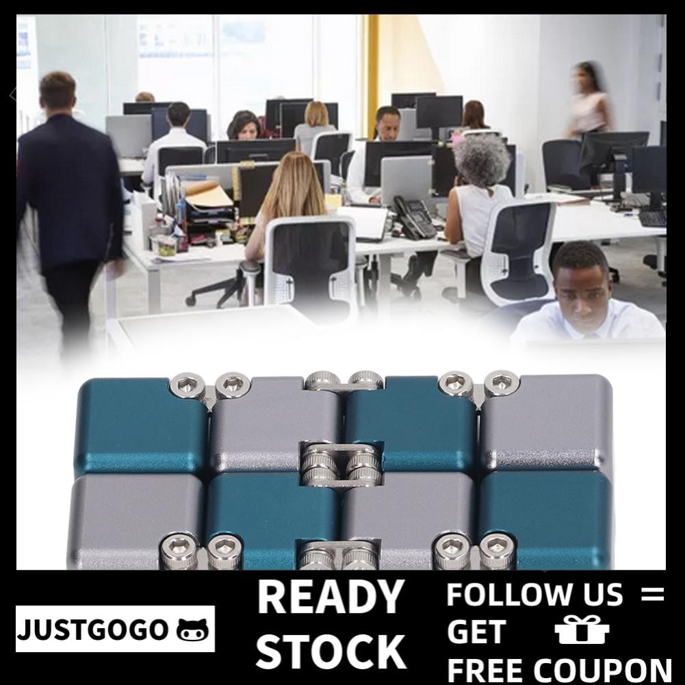 justgogo-ph DAUZ Sensory Handheld Flip Blocks Alloy Anxiety Stress Hand ...