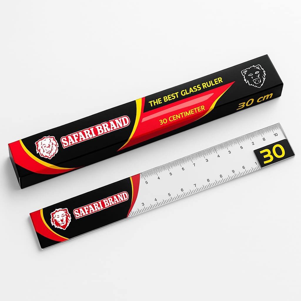 *DUNIA PARTY* 30 CM MIKA RULER SAFARI BRAND / QUALITY PRECISION ...