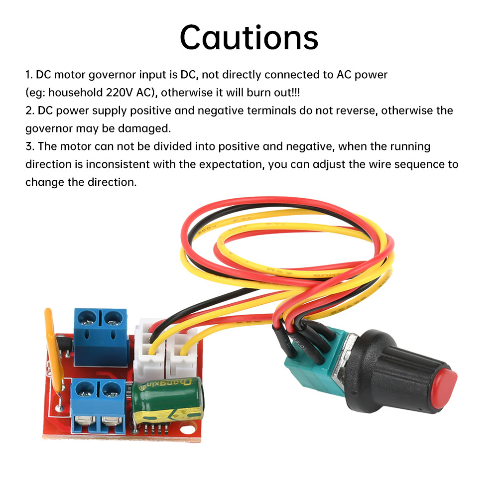 10x Mini PWM Motorregler 3–35V, 5A – Für DC-Motoren Und LED-Dimmer, Kleines Schaltmodul Mit Einstellbarem Tastgrad