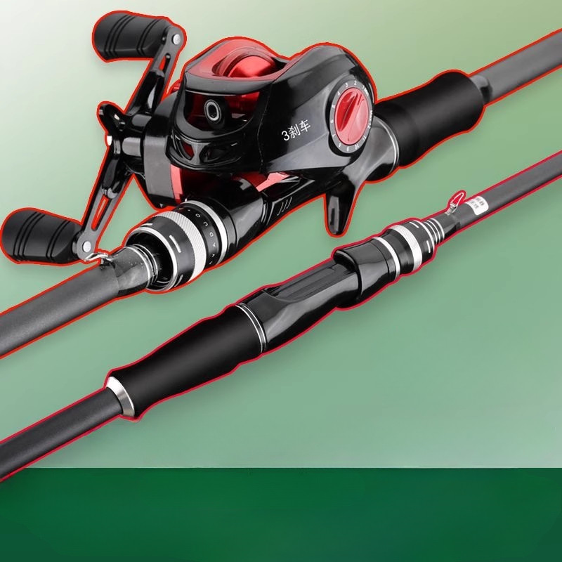 Lure Rod Set Fishing Rod Full Set Gun Handle Water Drop Wheel Throwing ...
