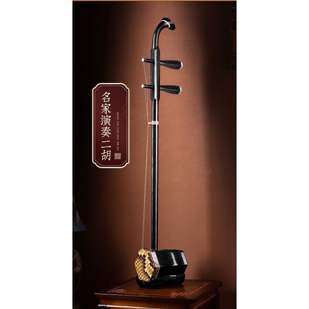 Copper Axis Erhu Full Set Ethnic Musical Instruments Elderly Adult High ...