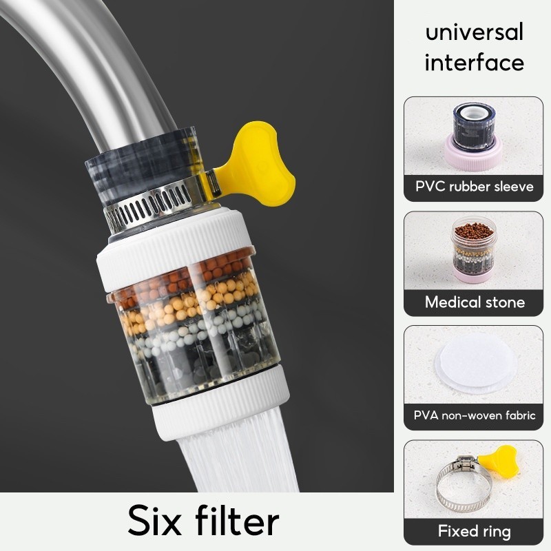 Purifier Filtration Head Tap Faucet Filter Water Saving Kitchen Splash ...