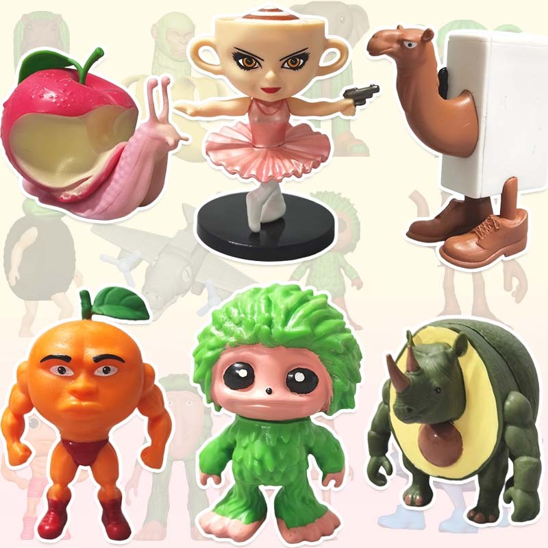 Lot De 24 Figurines Italiennes Brainrot Amusantes - Figurines 3D En Plastique Pour Décoration Bureau, Collection Ou Cadeau, Thème Tung Tung Tung Sahur - 9