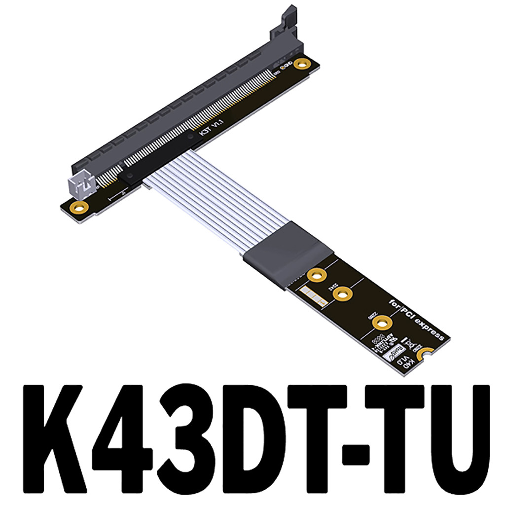 For M.2 NGFF NVMe Key M to PCI-E x16 STX Motherboard Graphics Card GPU ...